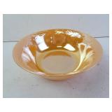 8.25" Vintage Fire King Peach Luster Bowl