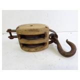 Antique Pulley Hook