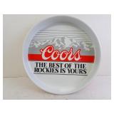 Vintage Coors Metal 13" Beverage Tray