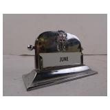 Vintage Desk Month Date Calendar Ornament
