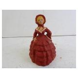 Antique Cast Iron Regency Period Woman Figurine
