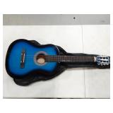 Vizcaya Blue Acoustic Guitar with Case