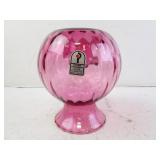 Vintage Pilgrim Cranberry Glass Optic