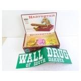Lot of Souvenir Buttons & Bumper Sticker in Cigar