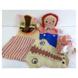 Lot of Vintage Hand Puppets