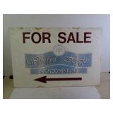 Vintage Real Estate Sign - 30x20"