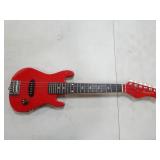 Harmony Red Miniature Electric Guitar