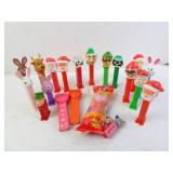 Large Lot of Seasonal Pez Dispensers - Christmas