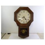 Antique New Haven Regulator Wall Clock - Untested