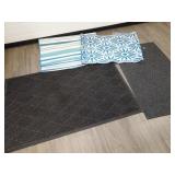 Lot of 4 Floor Mats/Outdoor Rugs