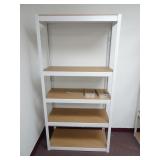6ft Tall White Shelving Unit