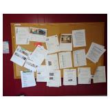 5ft x 3ft  Bulletin Board - Buyer responsible for