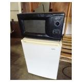 Kenmore Mini Fridge and Sunbeam Microwave
