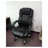 Diamond Stitch Padded Rolling Office Chair
