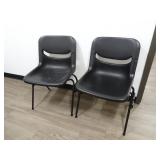 Lot of 2 Matching Commercial Chairs