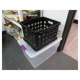 Lot of 2 Storage Bins