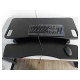 Adjustable Desk Riser w/ Wired Keyboard