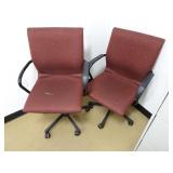 Lot of 2 Rolling Office Chairs