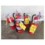 Lot of 6 Fire Extinguishers
