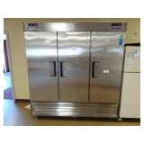 Everest Model EBRF3 Commercial 3-Door Cooler