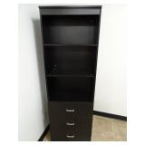 6ft x 2ft Bookshelf with Drawers