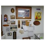Contents of Wall - Art Cork Board Signs