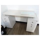 Inval 51" Office Desk w/ Drawers - Missing key