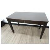4ft Brown Writing Desk w/ Drawer
