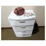 Sterilite Plastic Drawers w/ Garbage Can