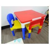 Toddler Sized Plastic Table w/ Chairs