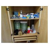 Contents of Computer Cabinet - Office Supplies