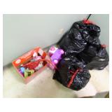 Grouping of Toys in Corner of Warehouse Office