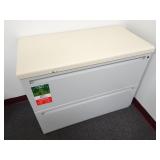3ft Steel File Drawer w/ Countertop - Missing key