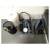 Lot of Blood Pressure Cuffs w/ Office Supplies