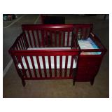 Baby Crib with Changing Table