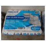 New Marathon 48 Roll 2-Ply Single Roll Bath