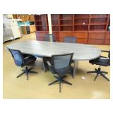 10ft Conference Table w/ Chairs