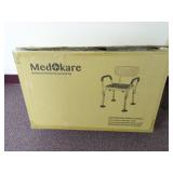 New Medokare Easy Fit Shower Stool & Bag in Box