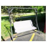 Metal Frame Bench Swing