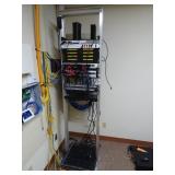 7ft Server Rack w/ Switches & Cords - Buyer