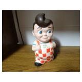 Vintage Rubber Big Boy Coin Bank