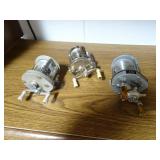 Lot of 3 Vintage Fishing Reels
