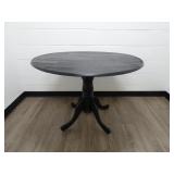 41" Black Round Dining Table