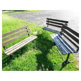 Lot of 3 Park Benches