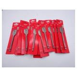 Lot of 16 New Milwaukee 1" Spade Bits