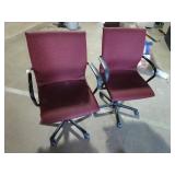 Lot of 2 Rolling Office Chairs
