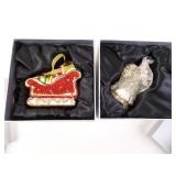 Set of Nice Glass Christmas Ornaments