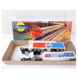 Lot of 2 Pepsi HO Scale Model Trucks & Trailers