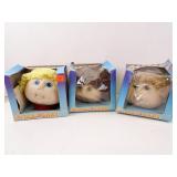 Lot of 3 Original Doll Baby Replacement Heads in