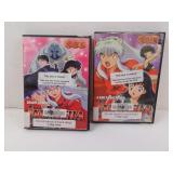Pair of Inu Yasha Anime DVDs in Cases - Ignore